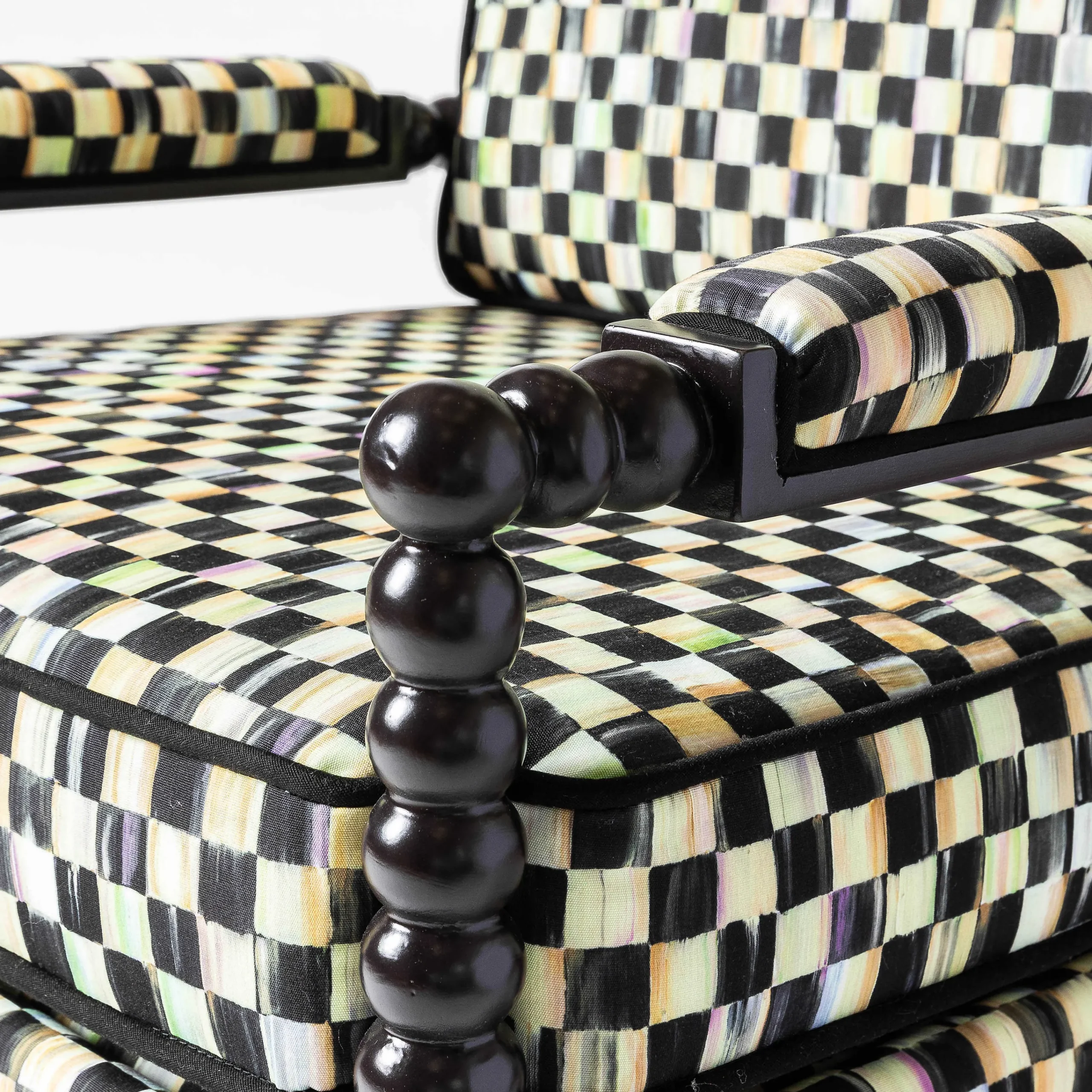 MacKenzie-Childs Spindle Check Outdoor Chair| Outdoor|Spring