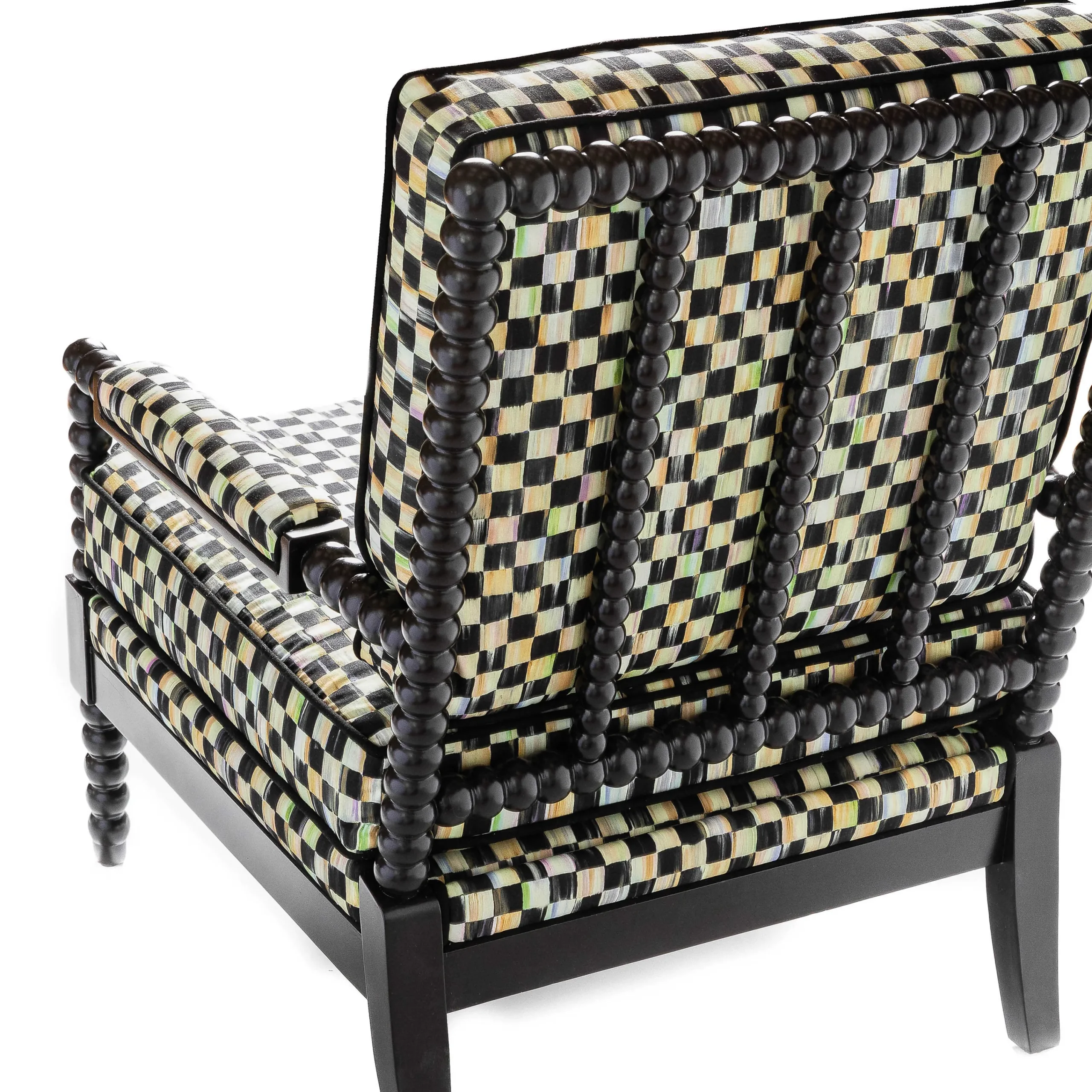 MacKenzie-Childs Spindle Check Outdoor Chair| Outdoor|Spring