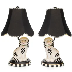MacKenzie-Childs Staffordshire Dog Lamps, Set of 2| Lighting