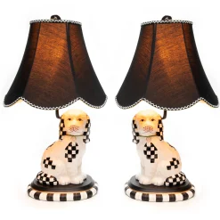 MacKenzie-Childs Staffordshire Dog Lamps, Set of 2| Lighting