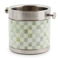 MacKenzie-Childs Sterling Check 3260 Ice Bucket| Fall Entertaining|Bar Entertaining
