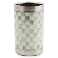 MacKenzie-Childs Sterling Check 3260 Wine Cooler| Fall Entertaining|Bar Entertaining