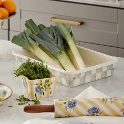 MacKenzie-Childs Sterling Check 9 x 13 Baking Pan| Fall Entertaining|Cookware & Bakeware