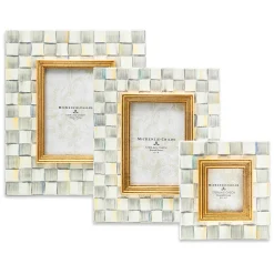 MacKenzie-Childs Sterling Check 5 x 7 Frame| Room Accents
