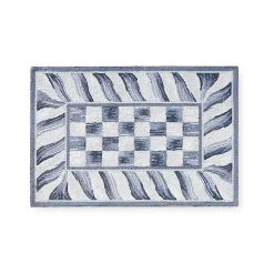 MacKenzie-Childs Sterling Check 2' x 3' Rug| Rugs