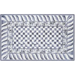 MacKenzie-Childs Sterling Check 5' x 8' Rug| Rugs