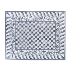 MacKenzie-Childs Sterling Check 8' x 10' Rug| Rugs