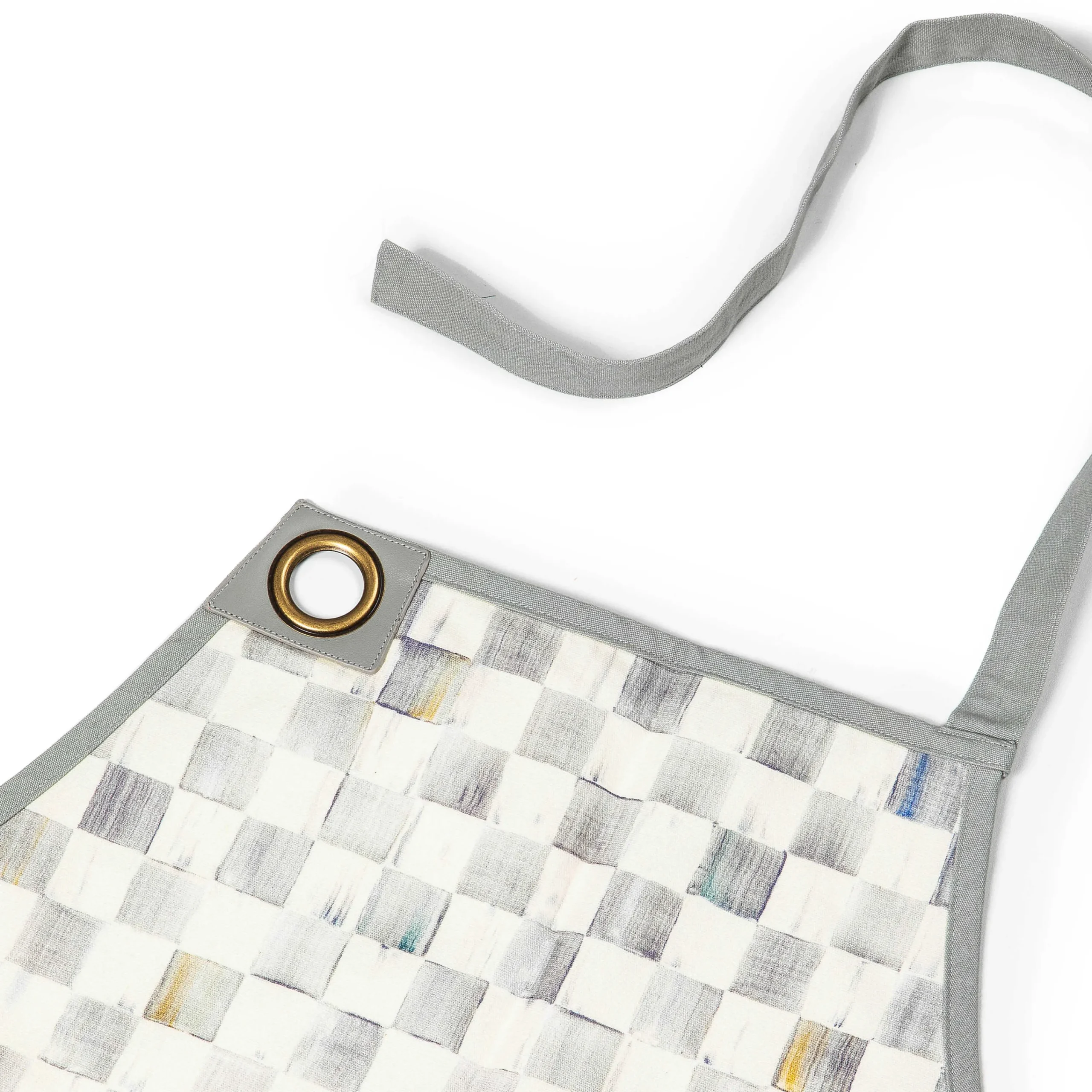 MacKenzie-Childs Sterling Check Bistro Apron| Accessories|Kitchen & Table Linens