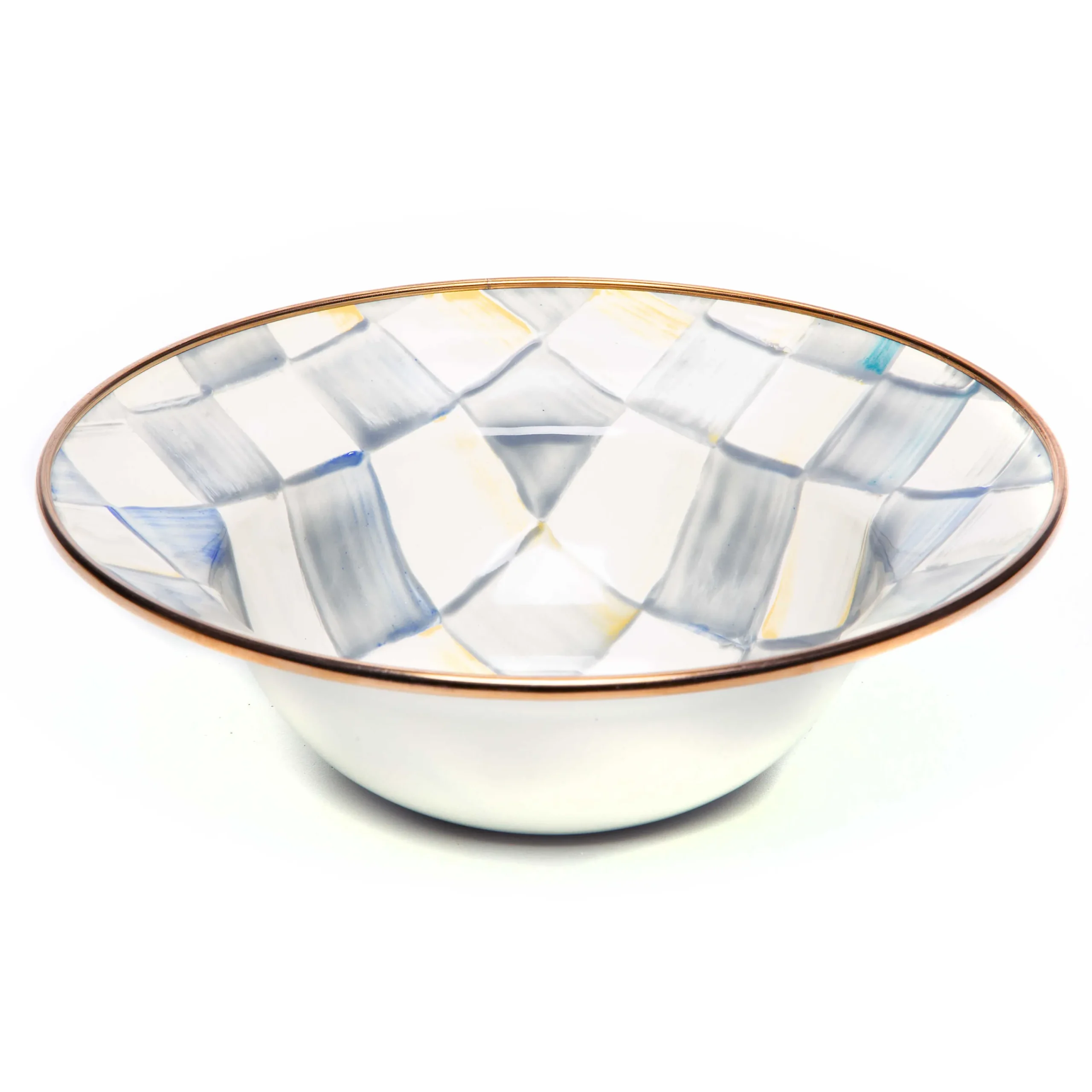 MacKenzie-Childs Sterling Check Breakfast Bowl| Dinnerware & Flatware