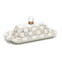 MacKenzie-Childs Sterling Check Butter Box| Fall Entertaining|Kitchen Utensils & Tools