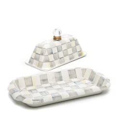 MacKenzie-Childs Sterling Check Butter Box| Fall Entertaining|Kitchen Utensils & Tools