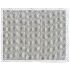 MacKenzie-Childs Sterling Check Chunky Sisal Wool Grey 6' x 9' Rug| Rugs