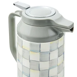 MacKenzie-Childs Sterling Check Coffee Carafe| The Coffee Shop|Serveware