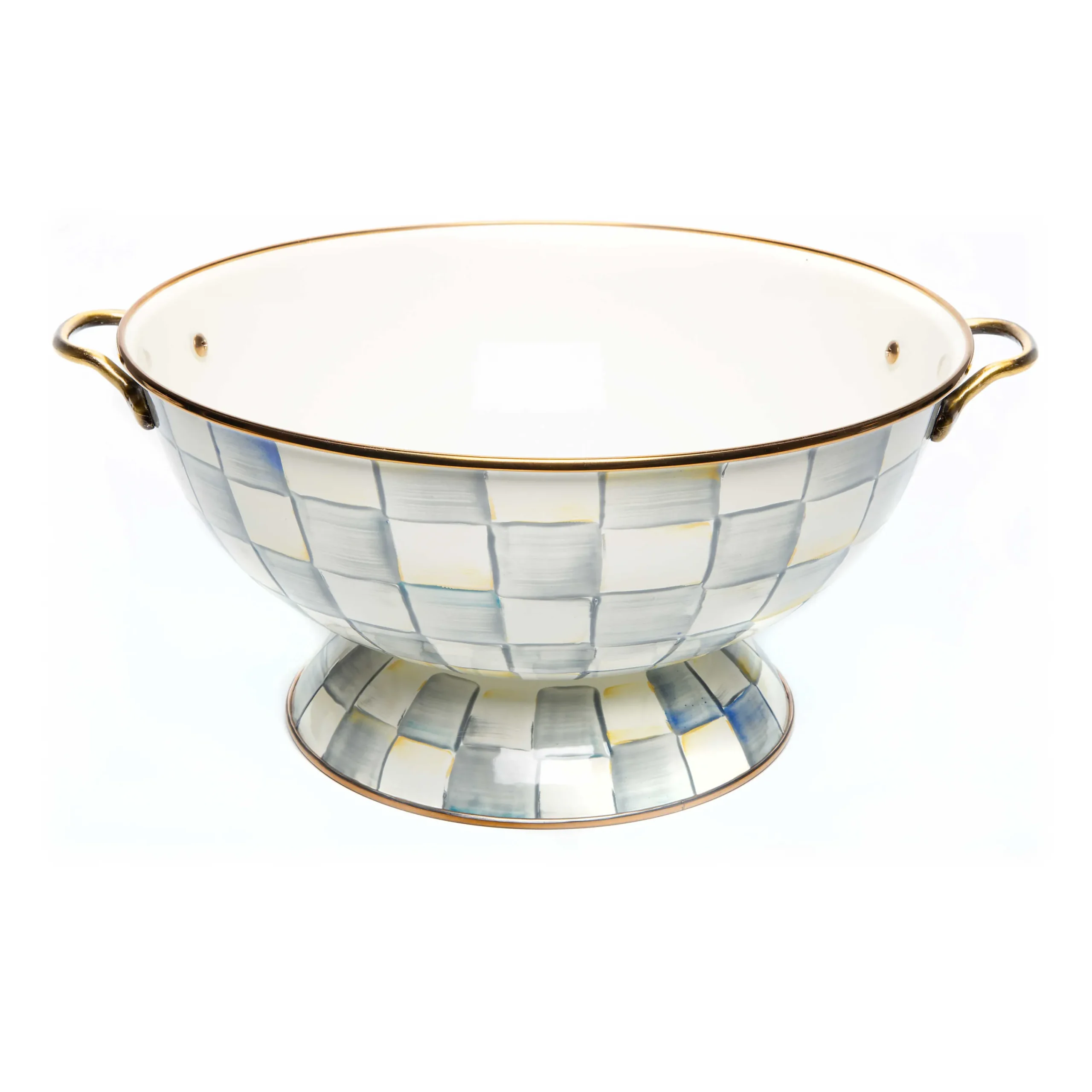 MacKenzie-Childs Sterling Check Everything Bowl| Fall Entertaining|Bar Entertaining