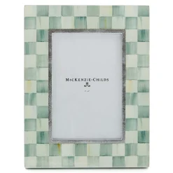 MacKenzie-Childs Sterling Check Lacquer 4 x 6 Frame| Room Accents