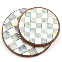 MacKenzie-Childs Sterling Check Large Trivet| Fall Entertaining|Kitchen Utensils & Tools