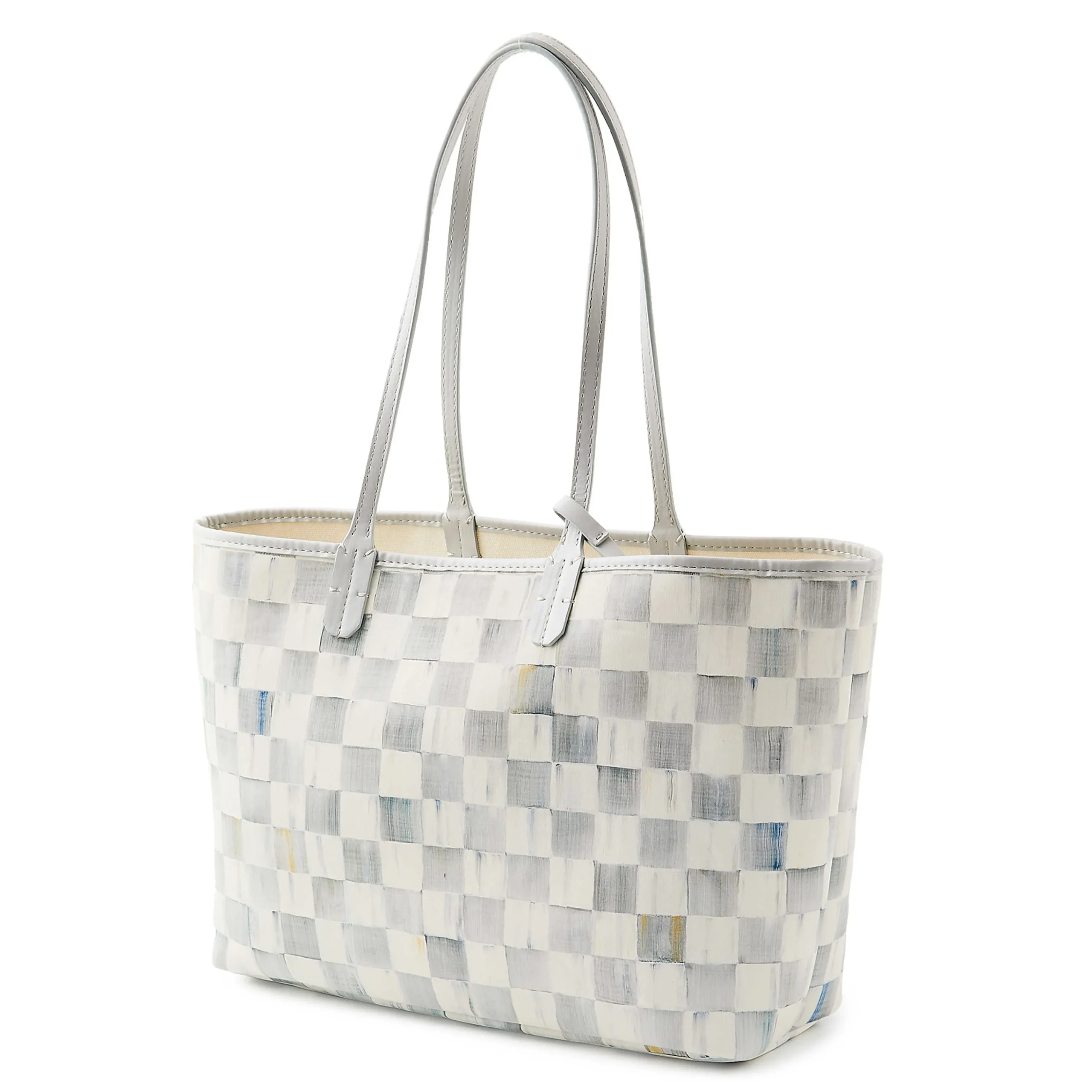 MacKenzie-Childs Sterling Check Marche Tote - Medium| Accessories