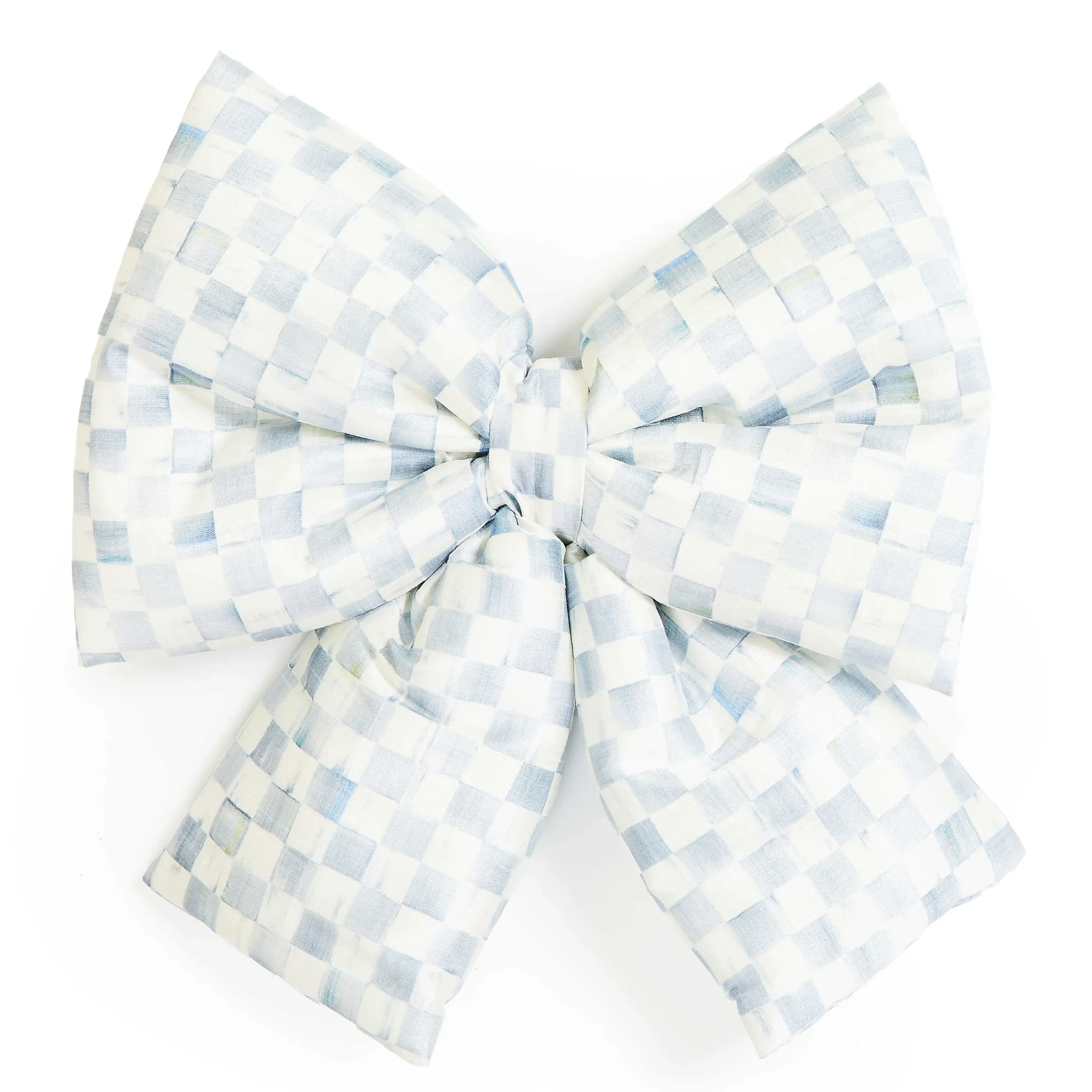 MacKenzie-Childs Sterling Check Medium Bow| Finishing Touches|Room Accents