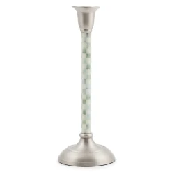 MacKenzie-Childs Sterling Check Medium Candlestick| Candles & Fragrances|Table Accessories