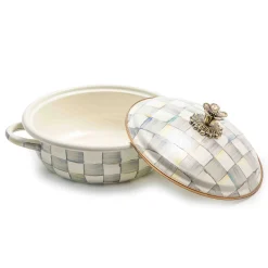 MacKenzie-Childs Sterling Check Medium Casserbole| Fall Entertaining|Cookware & Bakeware
