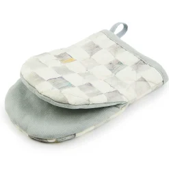 MacKenzie-Childs Sterling Check Mini Oven Mitt| Kitchen & Table Linens