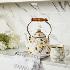 MacKenzie-Childs Sterling Check Mug| The Coffee Shop|Fall Entertaining