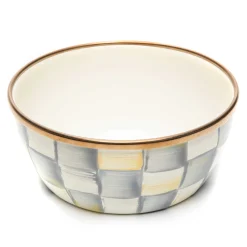 MacKenzie-Childs Sterling Check Pinch Bowl| Fall Entertaining|Bar Entertaining