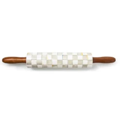MacKenzie-Childs Sterling Check Rolling Pin| Kitchen Utensils & Tools