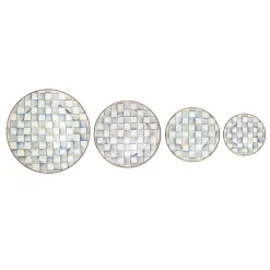 MacKenzie-Childs Sterling Check Salad/Dessert Plate| Dinnerware & Flatware
