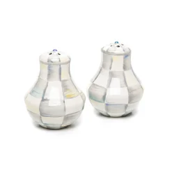 MacKenzie-Childs Sterling Check Salt  Pepper Shakers| Table Accessories|Serveware