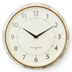 MacKenzie-Childs Sterling Check School Wall Clock| Room Accents
