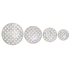 MacKenzie-Childs Sterling Check Serving Platter| Bar Entertaining|Serveware