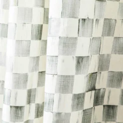 MacKenzie-Childs Sterling Check Shower Curtain| Bath & Bath Accessories