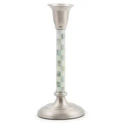 MacKenzie-Childs Sterling Check Small Candlestick| Candles & Fragrances|Table Accessories