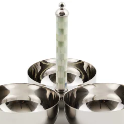 MacKenzie-Childs Sterling Check Supper Club Trio| Fall Entertaining|Serveware