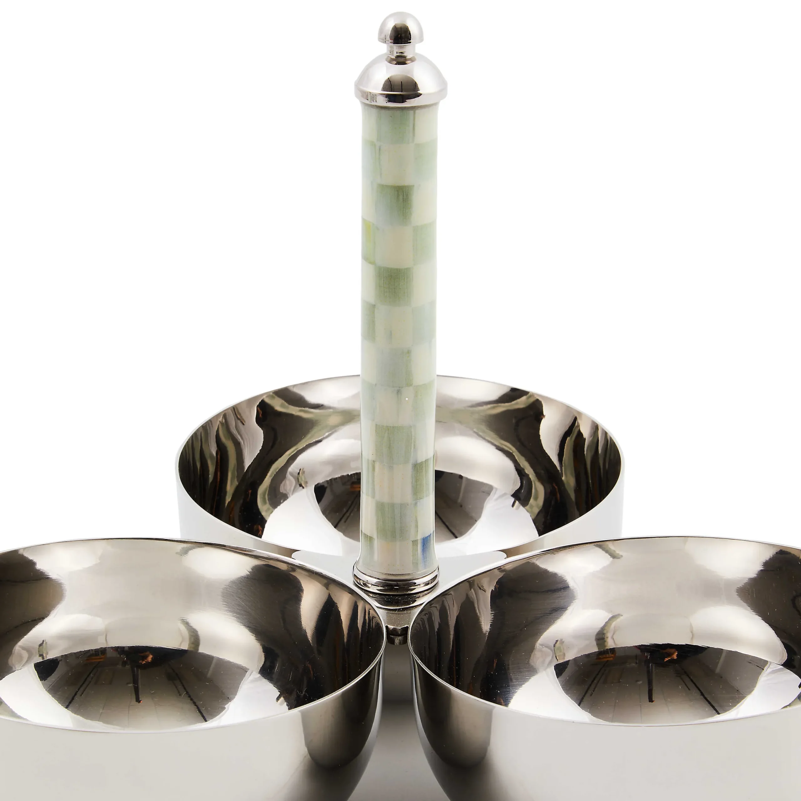 MacKenzie-Childs Sterling Check Supper Club Trio| Fall Entertaining|Serveware