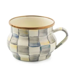 MacKenzie-Childs Sterling Check Teacup| The Coffee Shop|Drinkware