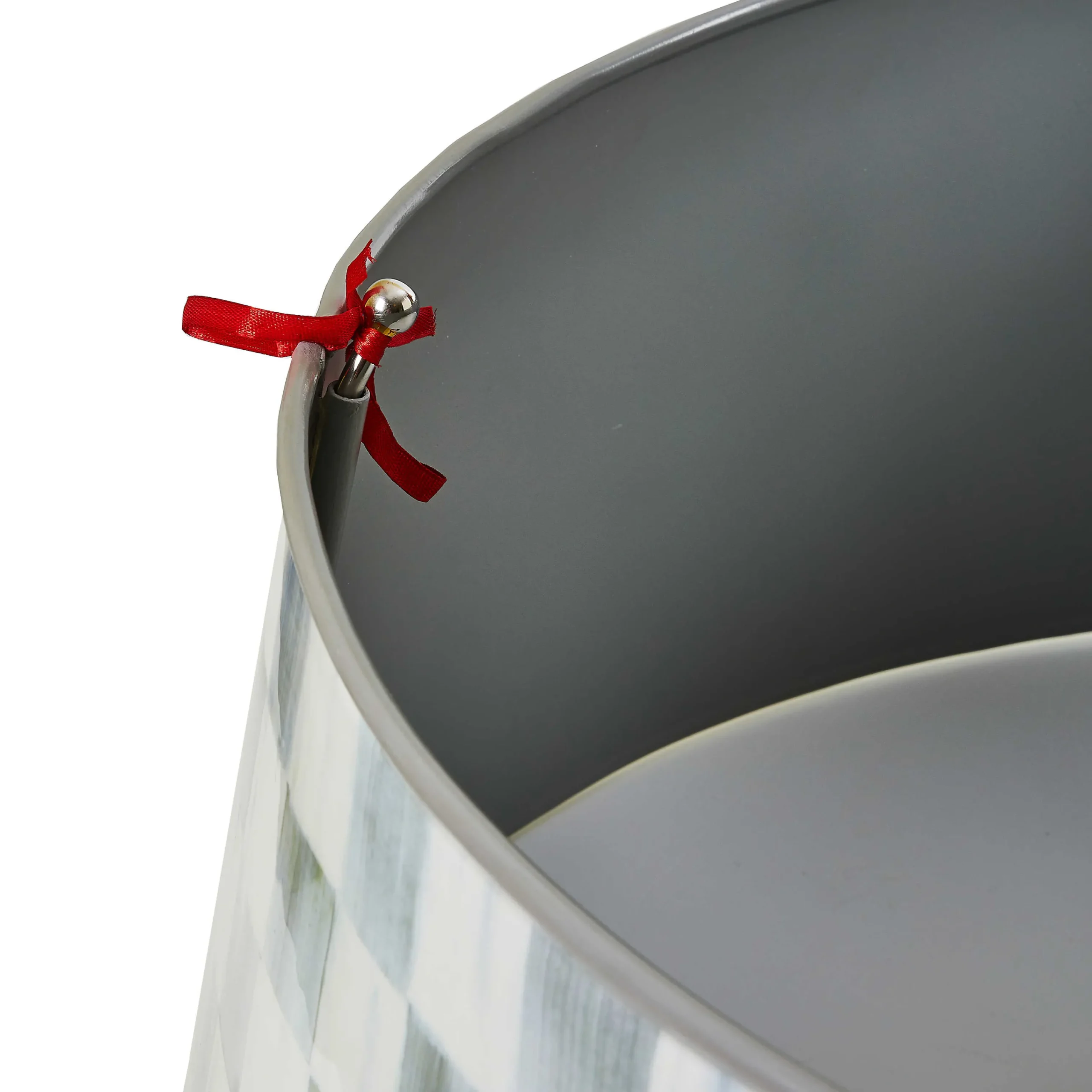 MacKenzie-Childs Sterling Check Tree Collar| Holiday|Room Accents
