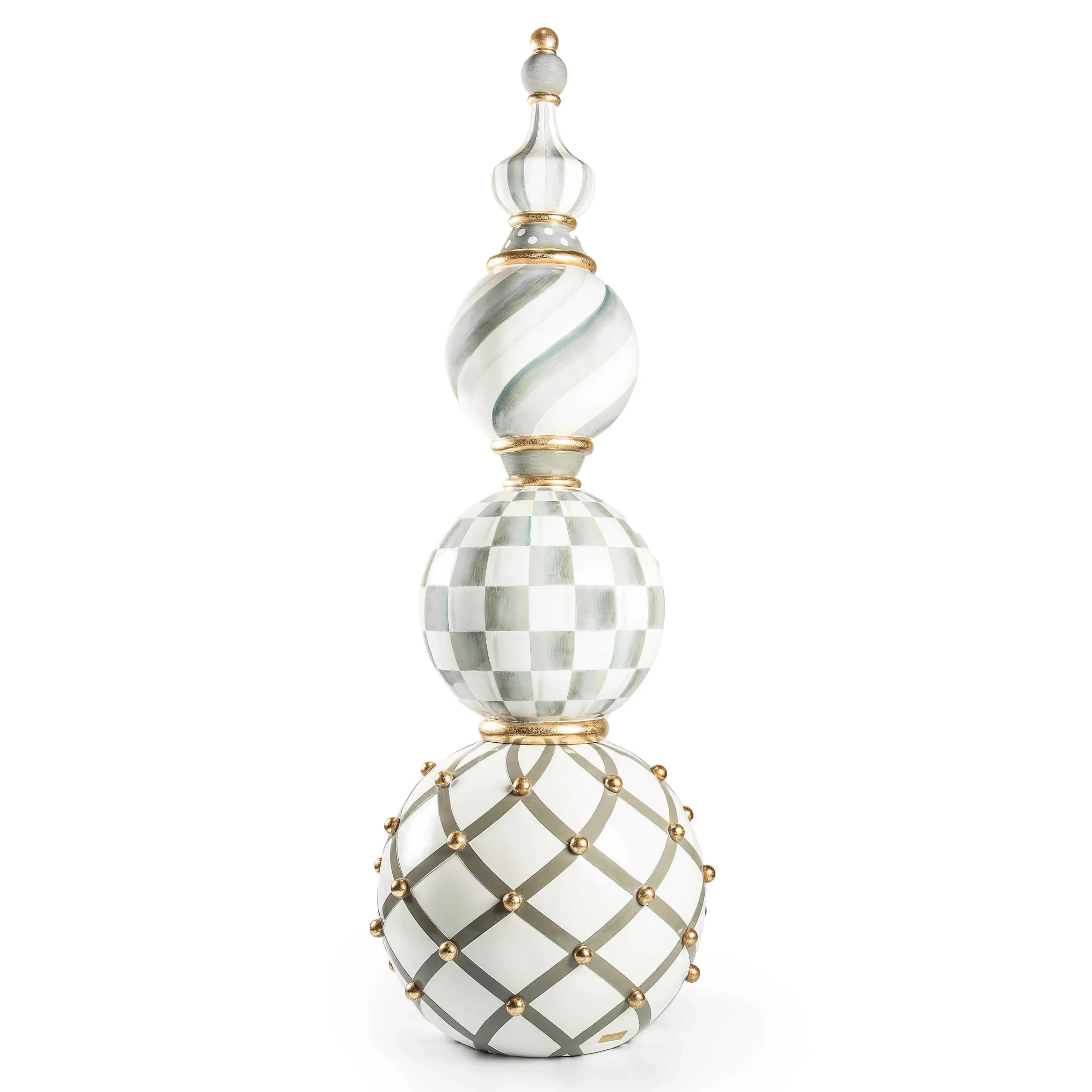 MacKenzie-Childs Sterling Check Trophy Topiary| Spring|The Fall Shop