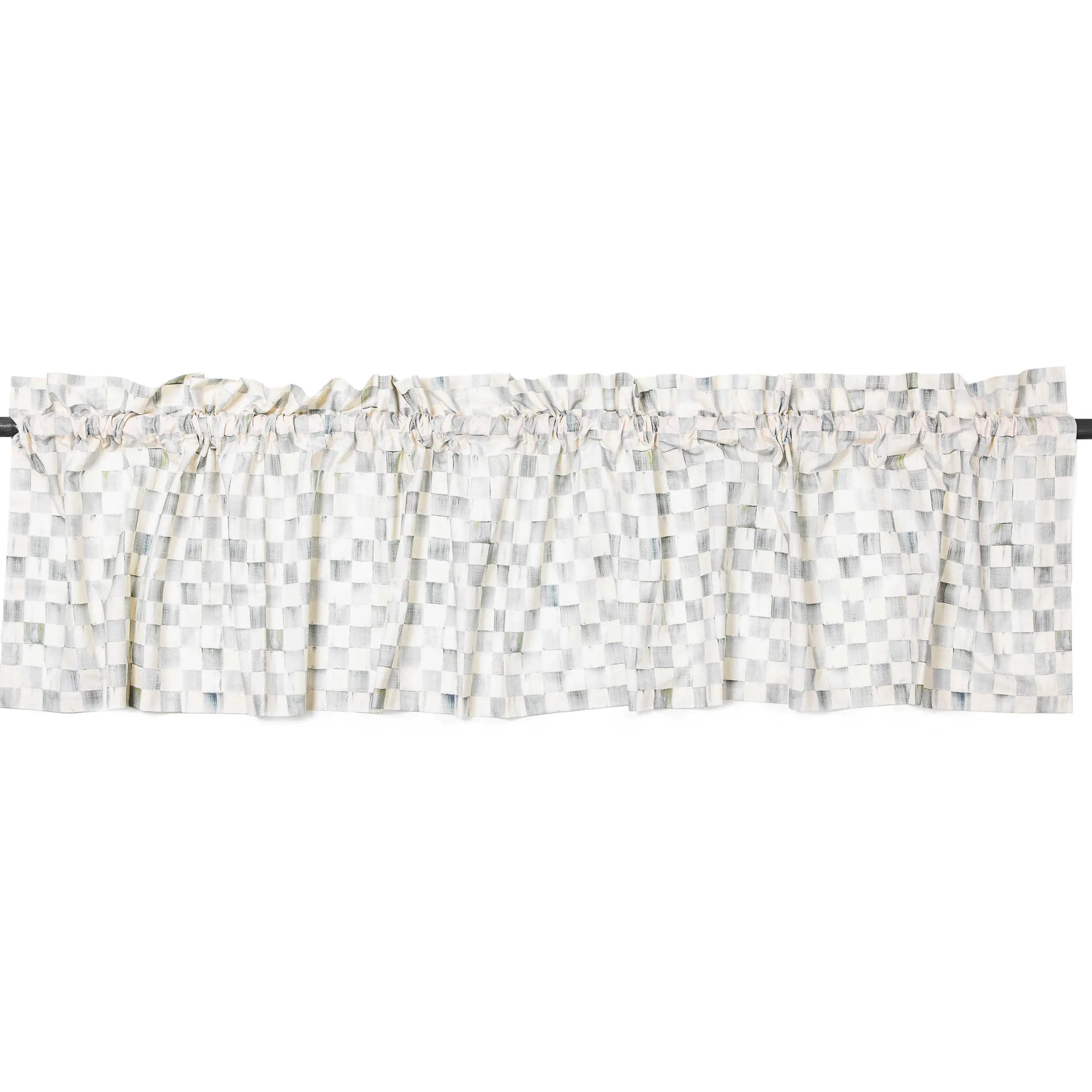 MacKenzie-Childs Sterling Check Valance| Room Accents