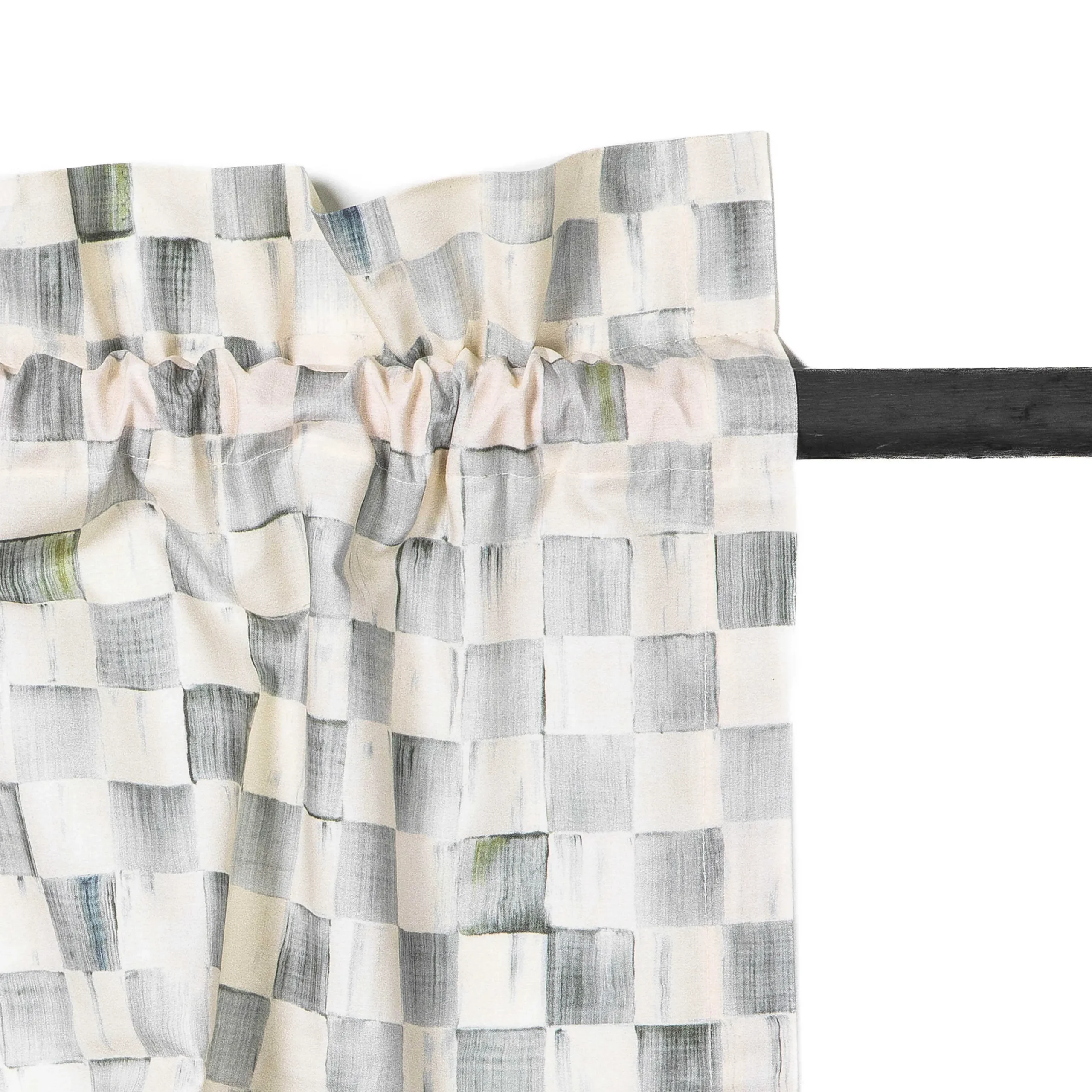 MacKenzie-Childs Sterling Check Valance| Room Accents