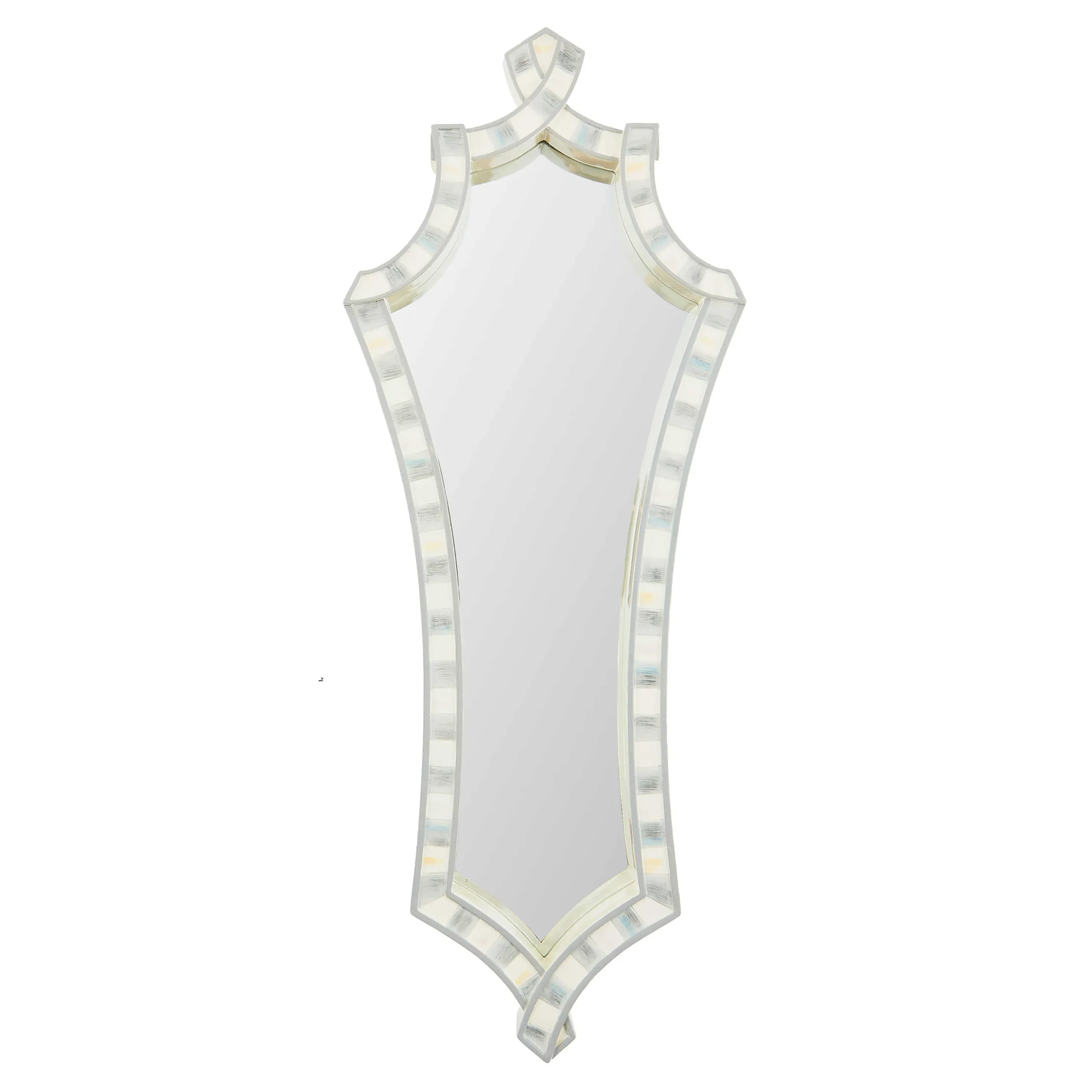 MacKenzie-Childs Sterling Check Wall Mirror| Room Accents