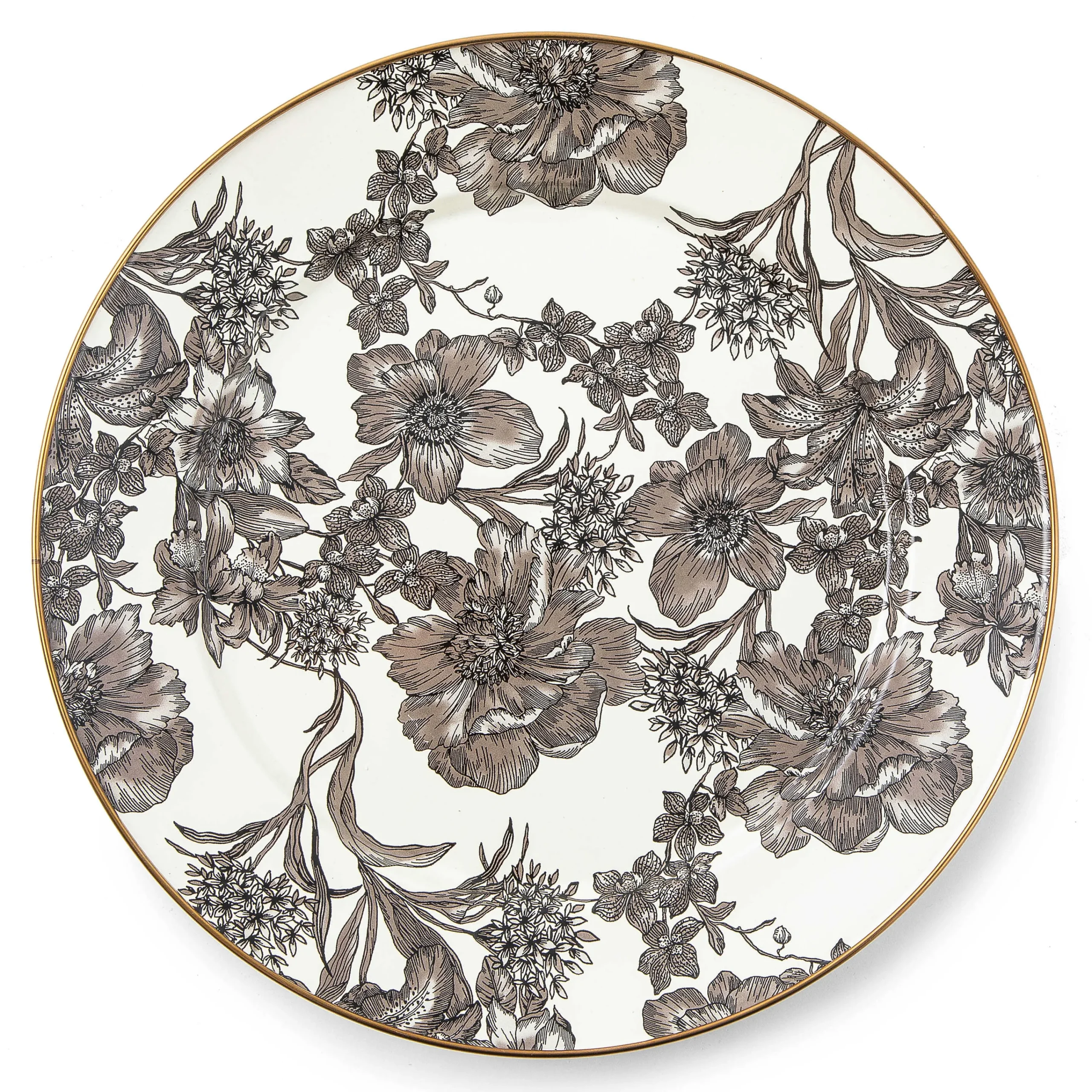 MacKenzie-Childs Sterling English Garden Enamel Charger/Plate| Spring|Dinnerware & Flatware