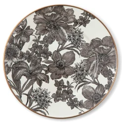 MacKenzie-Childs Sterling English Garden Enamel Salad/Dessert Plate| Spring|Dinnerware & Flatware