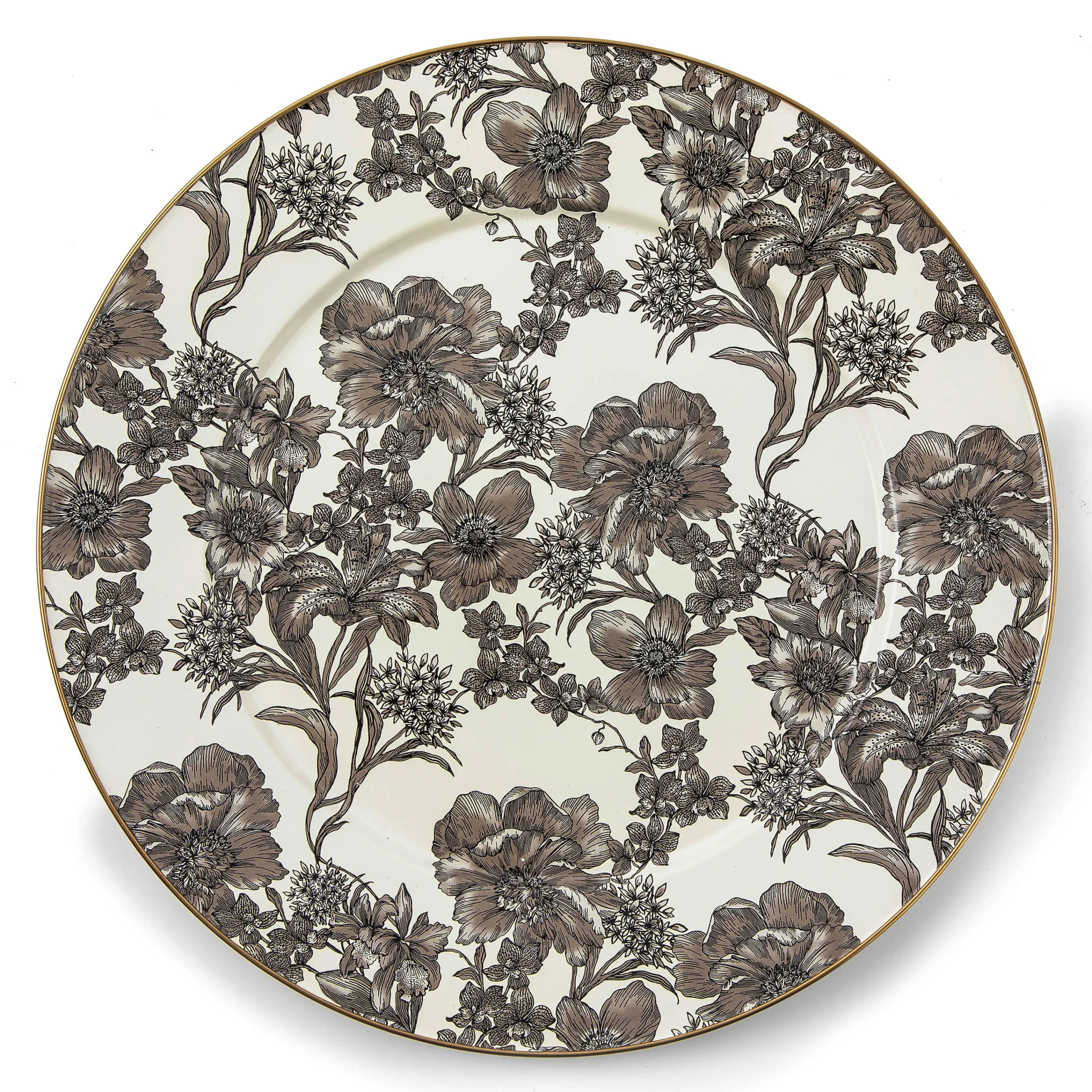 MacKenzie-Childs Sterling English Garden Enamel Serving Platter| Spring|Bar Entertaining
