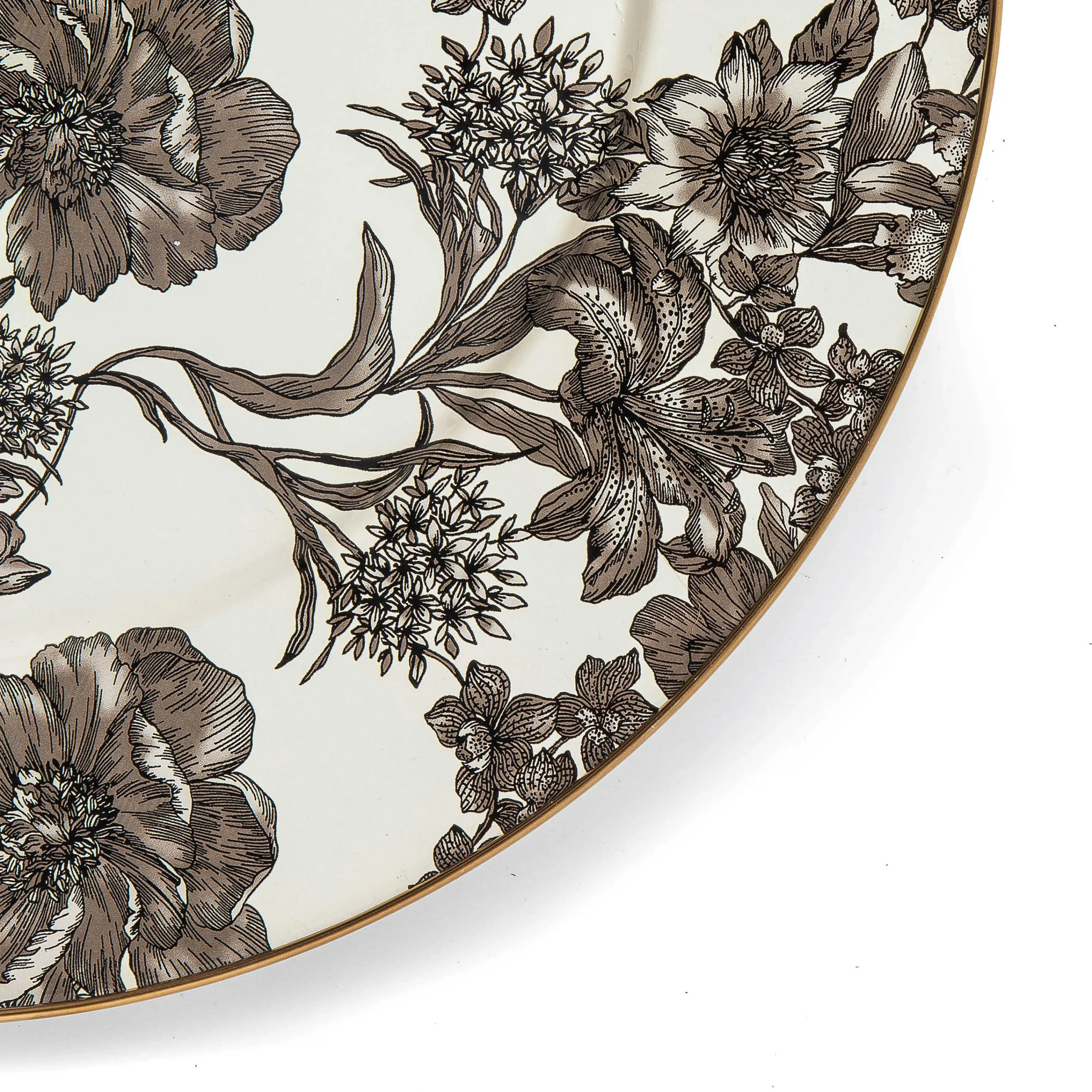 MacKenzie-Childs Sterling English Garden Enamel Serving Platter| Spring|Bar Entertaining