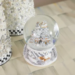 MacKenzie-Childs Sterling Village Snow Globe| Holiday|Room Accents