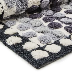 MacKenzie-Childs Stripe  Dot Grey Bath Rug| Bath & Bath Accessories|Rugs
