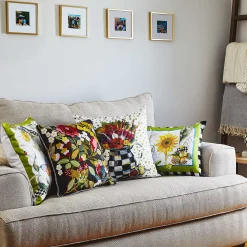 MacKenzie-Childs Sunflower Throw Pillow| Spring|Pillows, Throws, & Cushions