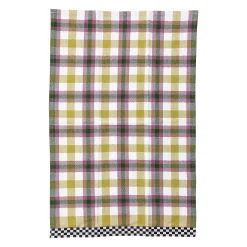 MacKenzie-Childs Tartan Check Assorted Woven Dish Towels, Set of 3| Holiday|Kitchen & Table Linens